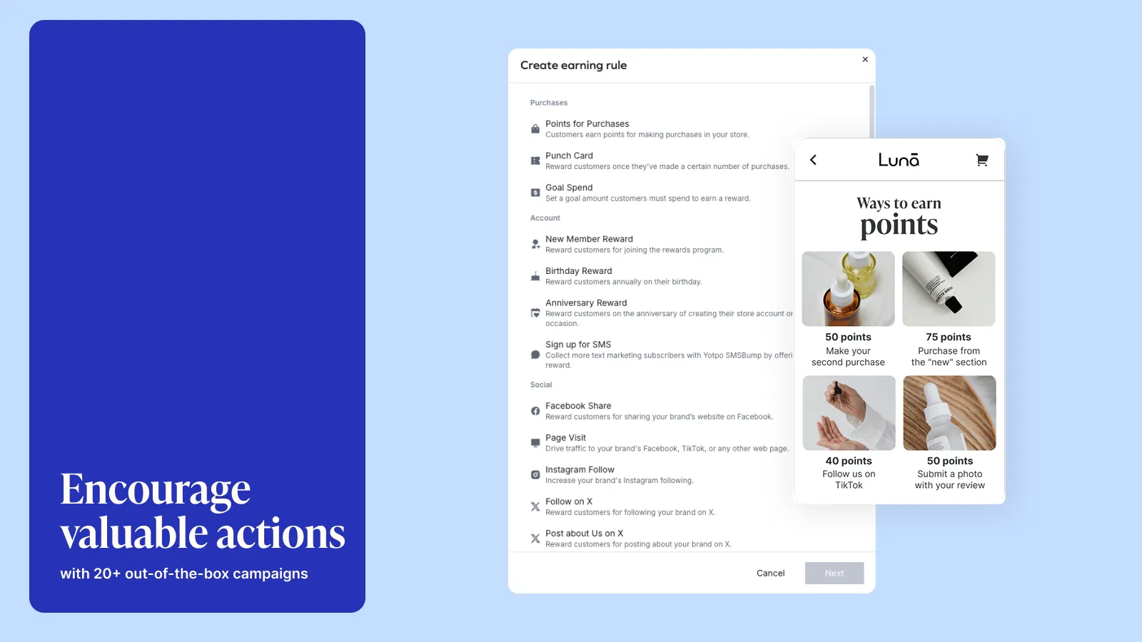 Yotpo Loyalty Rewards Program dashboard