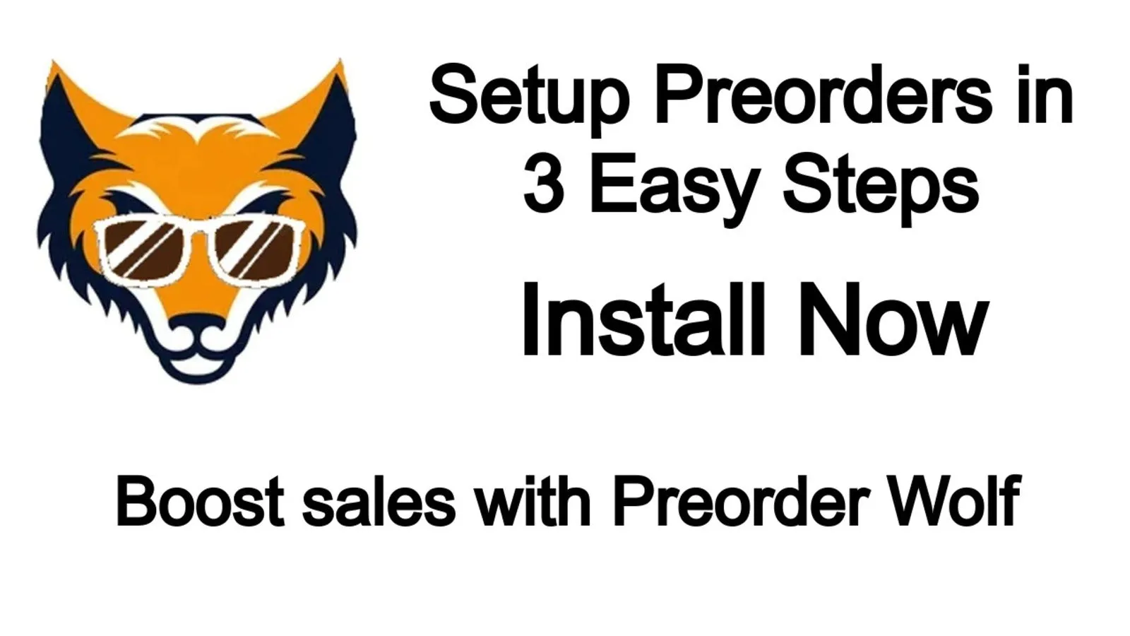 Preorder Wolf app interface