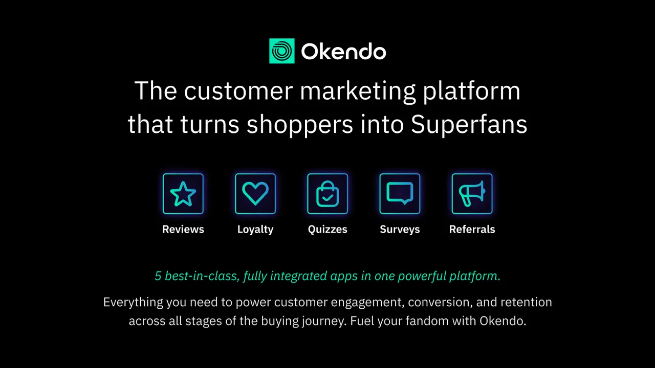 Okendo app interface