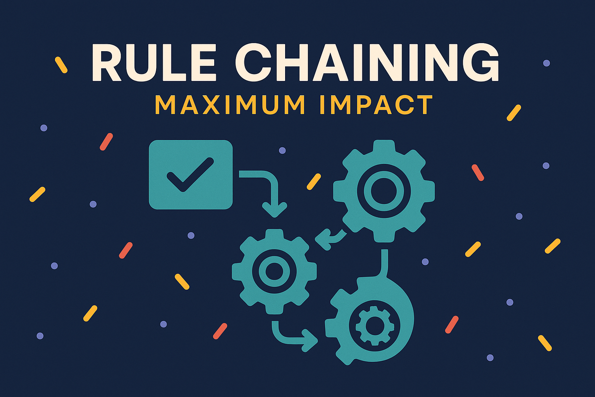 Advanced playbook: Chaining multiple rules for maximum impact